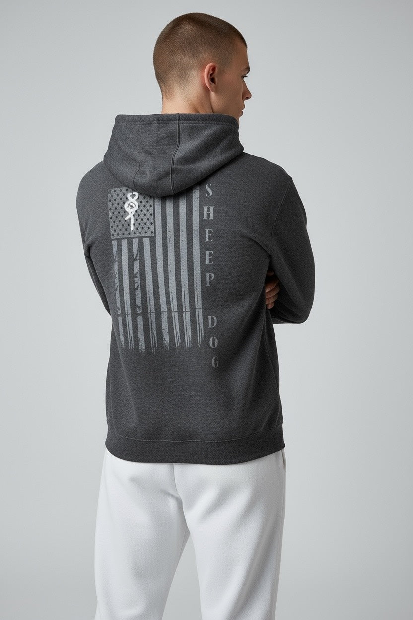 801 american sheep dog premium mid-weight hoodie