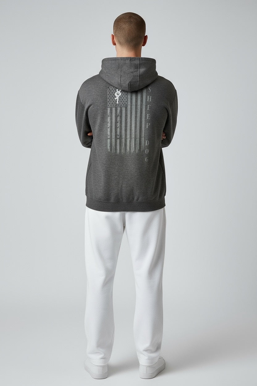 801 american sheep dog premium mid-weight hoodie